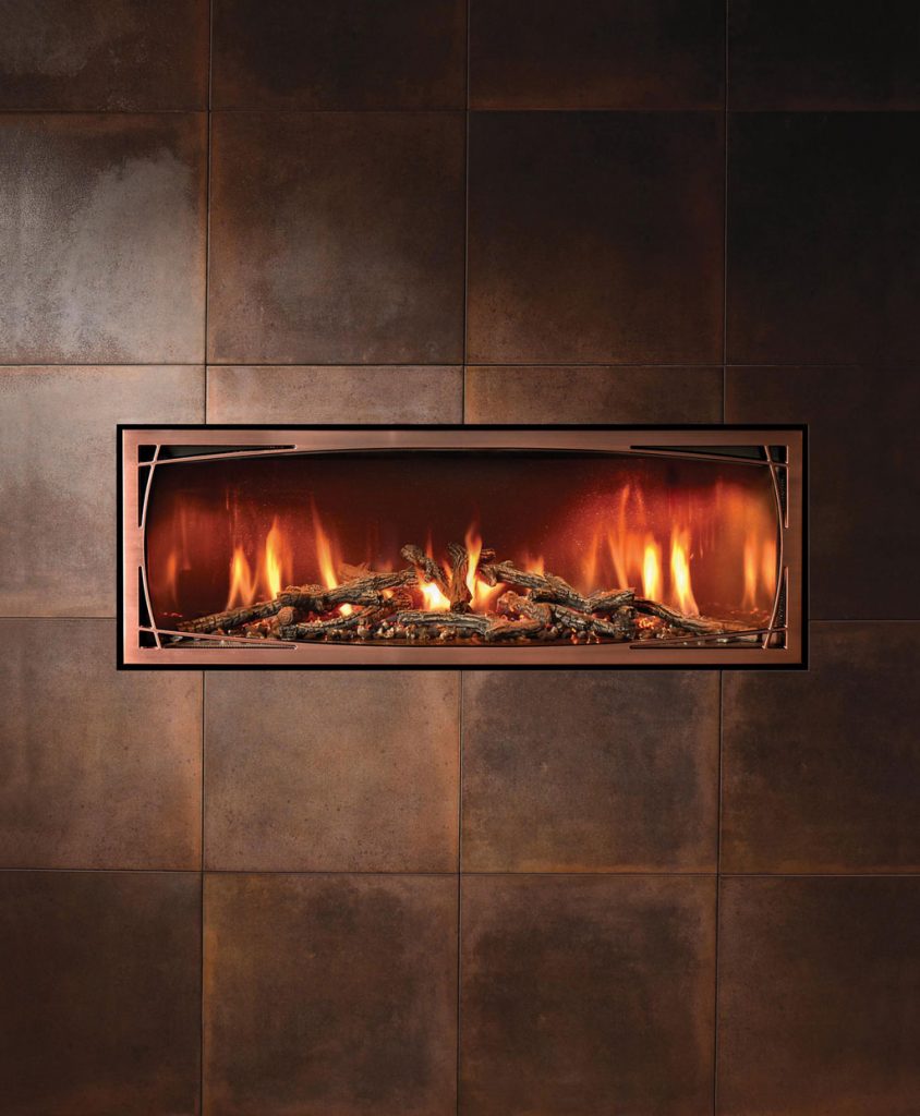 Mendota ML47 Linear Gas Fireplace Bowden